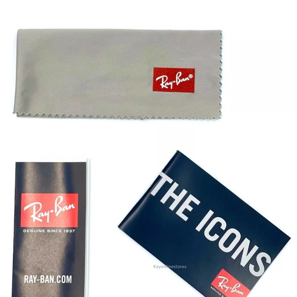 Ray-Ban RB3025 Aviator Ice Blue Unisex Sunglasses/62 mm Lens - Picture 4 of 7